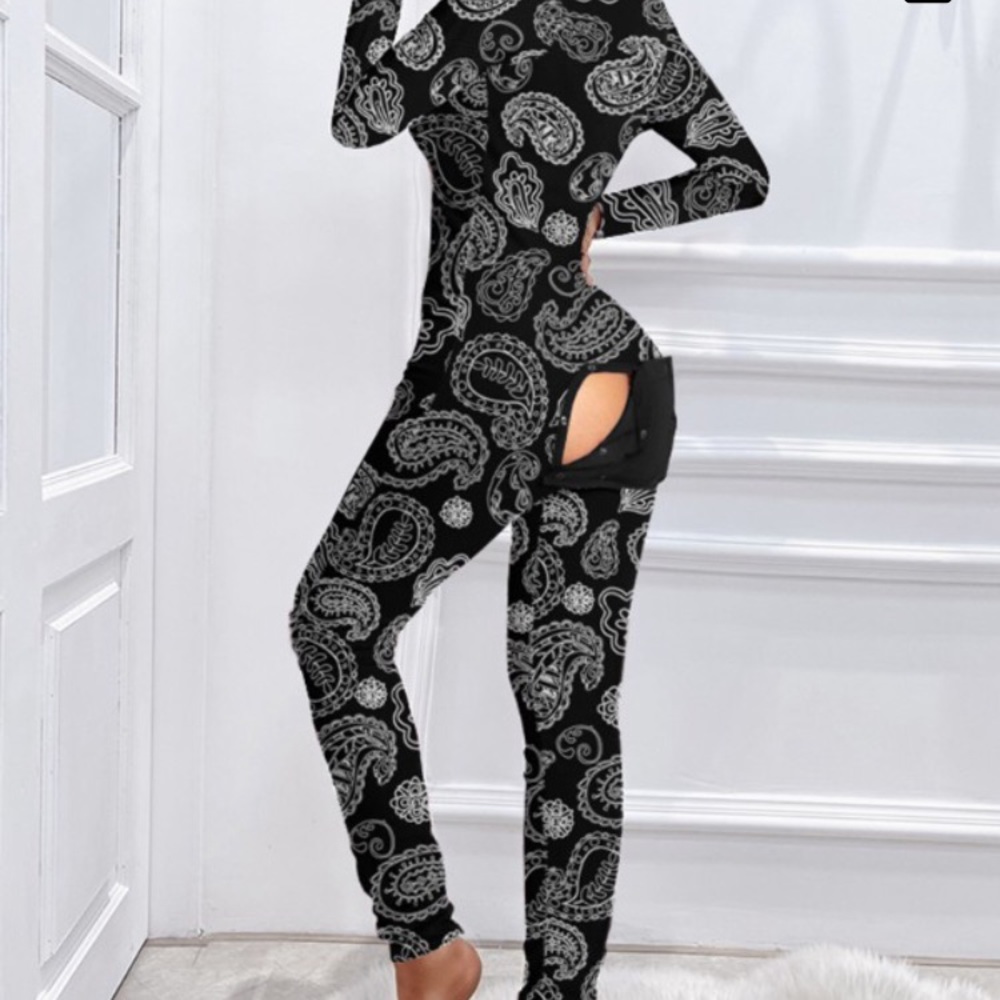 Paisley print adult pajamas